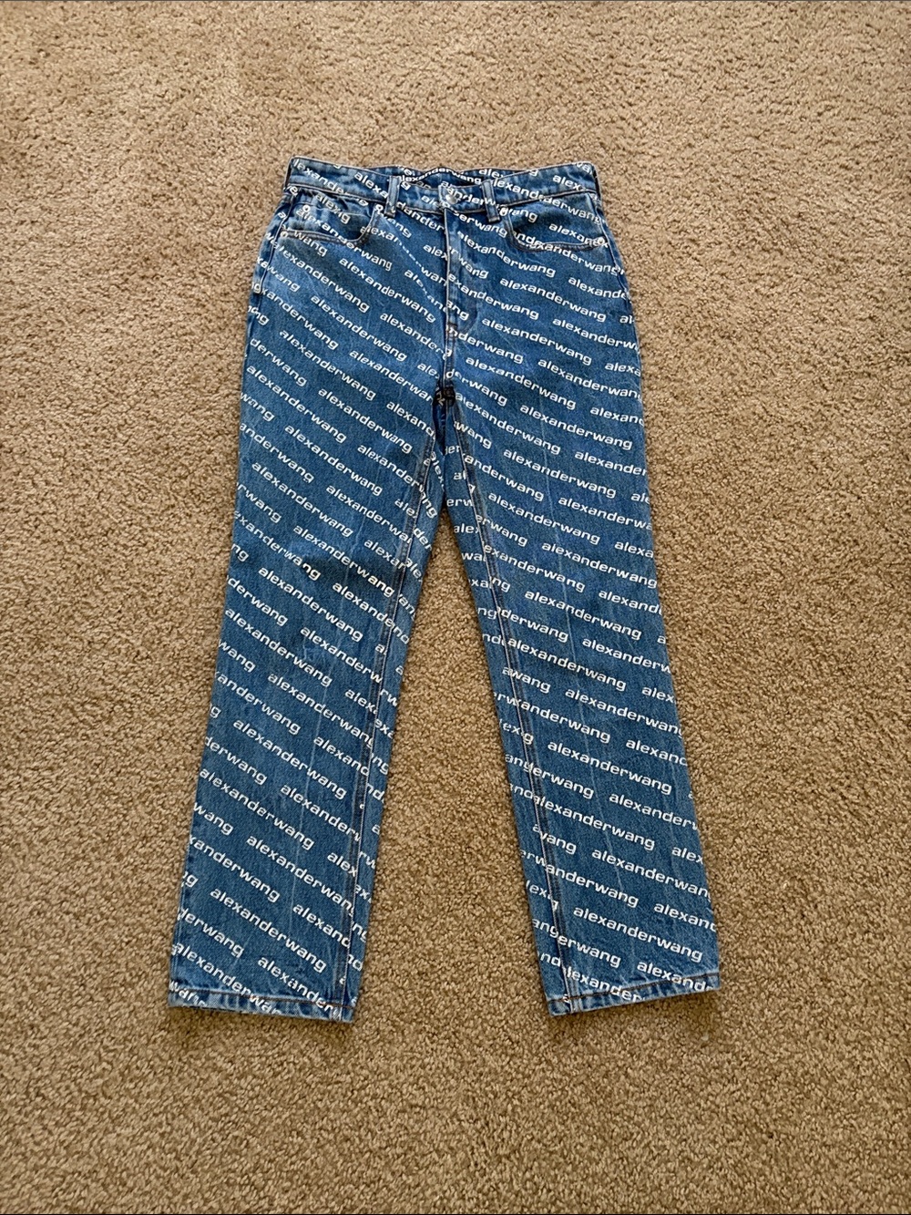 Alexander Wang Logo Jeans